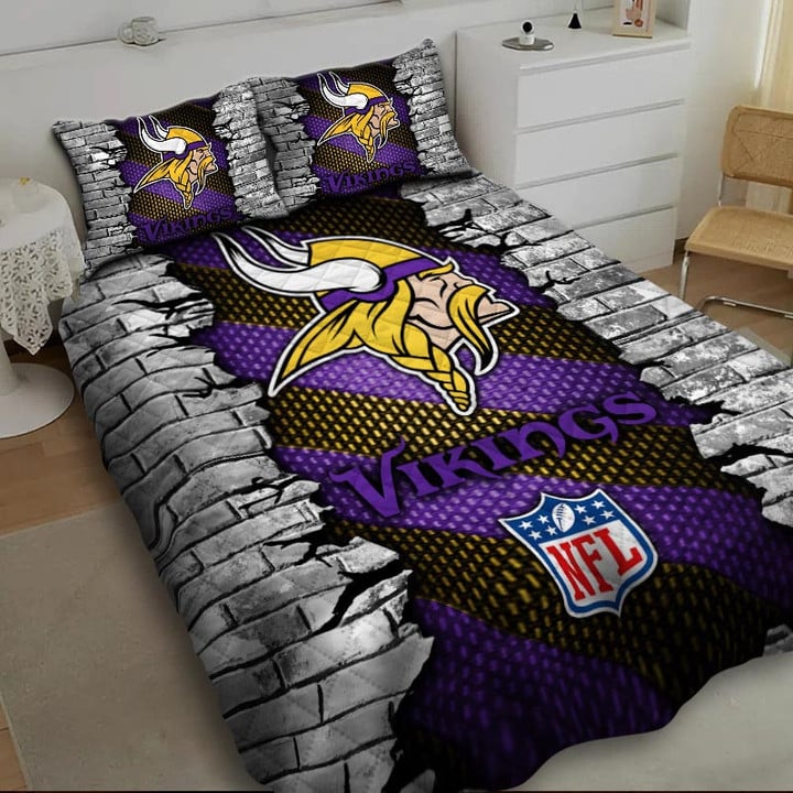 LIMITED EDITION - NEW PREMIUM NFL05 MVK MINNESOTA VIKINGS BEDDING SET