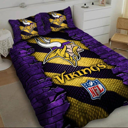 LIMITED EDITION - NEW PREMIUM NFL05 MVK MINNESOTA VIKINGS BEDDING SET