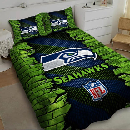 LIMITED EDITION - NEW PREMIUM NFL06 SSH SEATTLE SEAHAWKS BEDDING SET