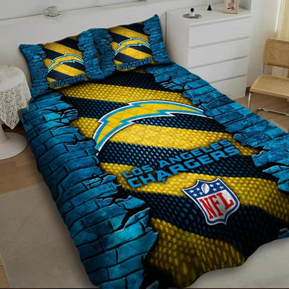 LIMITED EDITION - NEW PREMIUM NFL09 LAC LOS ANGELES CHARGERS BEDDING SET