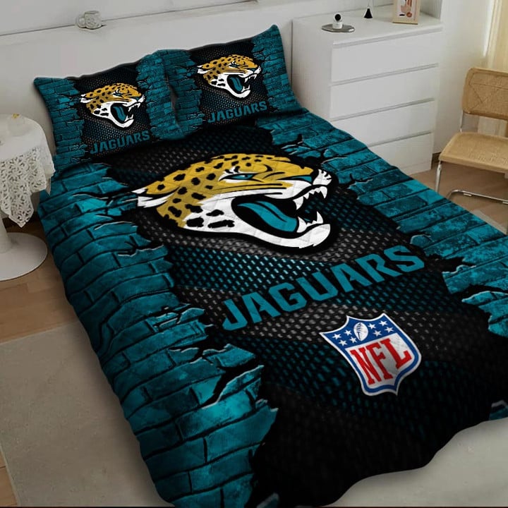 LIMITED EDITION - NEW PREMIUM NFL30 JSJ JACKSONVILLE JAGUARS BEDDING SET
