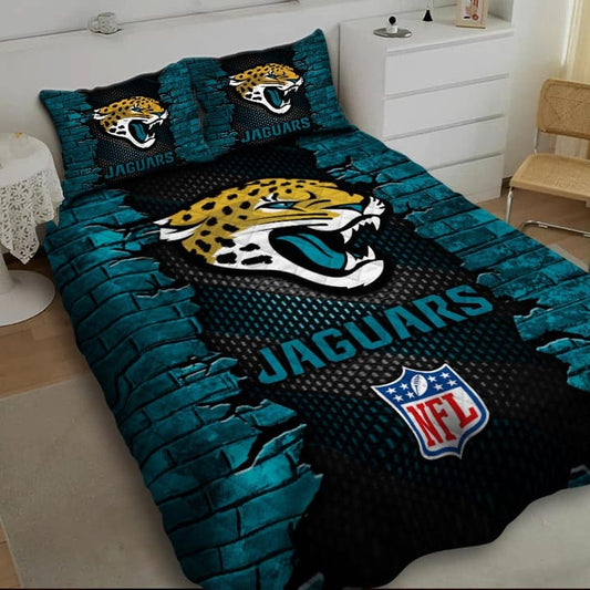 LIMITED EDITION - NEW PREMIUM NFL30 JSJ JACKSONVILLE JAGUARS BEDDING SET