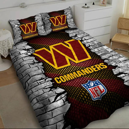 LIMITED EDITION - NEW PREMIUM NFL12 WTC WASHINGTON COMMANDERS BEDDING SET
