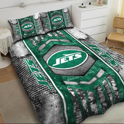LIMITED EDITION - NEW PREMIUM NFL25 NYJ NEW YORK JETS BEDDING SET