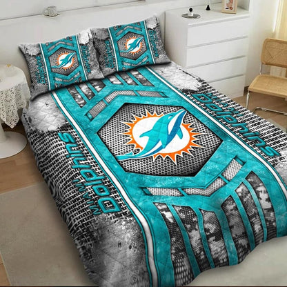 LIMITED EDITION - NEW PREMIUM NFL19 MDP MIAMI DOLPHINS BEDDING SET