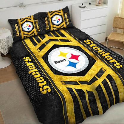 LIMITED EDITION - NEW PREMIUM NFL14 PSB PITTSBURGH STEELERS BEDDING SET