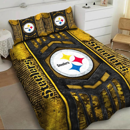 LIMITED EDITION - NEW PREMIUM NFL14 PSB PITTSBURGH STEELERS BEDDING SET