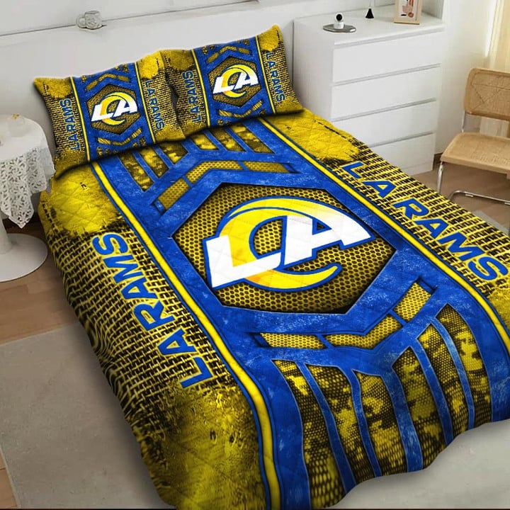 LIMITED EDITION - NEW PREMIUM NFL22 LAR LOS ANGELES RAMS BEDDING SET
