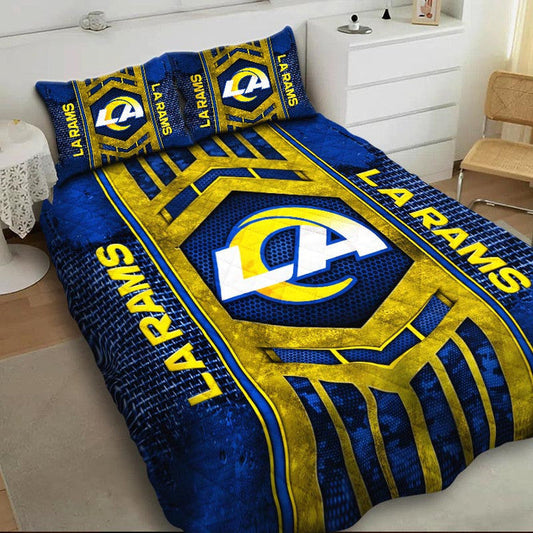 LIMITED EDITION - NEW PREMIUM NFL22 LAR LOS ANGELES RAMS BEDDING SET
