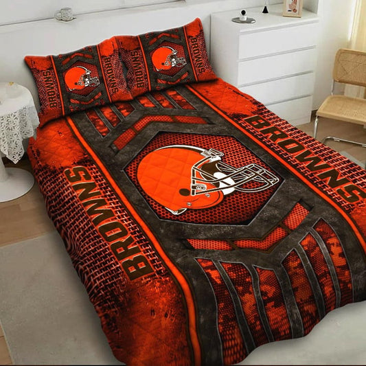 LIMITED EDITION - NEW PREMIUM NFL29 CLB CLEVELAND BROWNS BEDDING SET