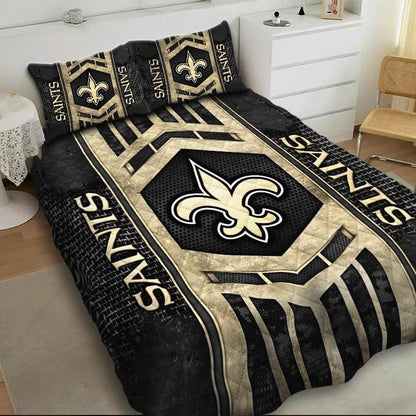 LIMITED EDITION - NEW PREMIUM NFL24 NOS NEW ORLEANS SAINTS BEDDING SET