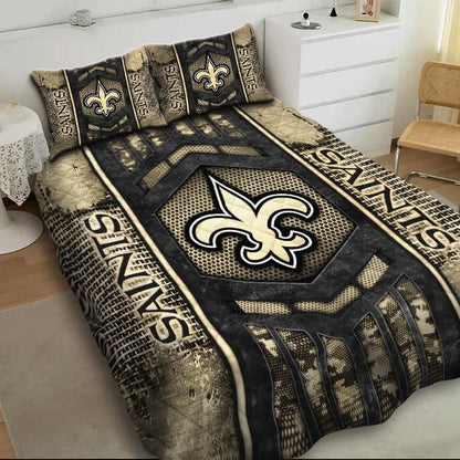 LIMITED EDITION - NEW PREMIUM NFL24 NOS NEW ORLEANS SAINTS BEDDING SET