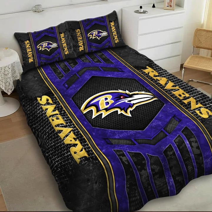 LIMITED EDITION - NEW PREMIUM NFL28 BTR BALTIMORE RAVENS BEDDING SET