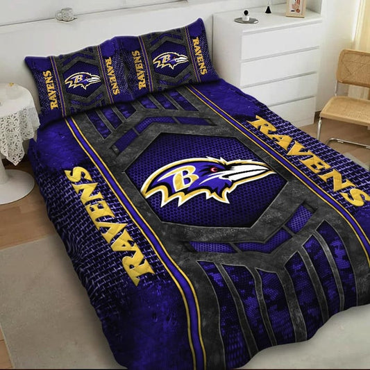LIMITED EDITION - NEW PREMIUM NFL28 BTR BALTIMORE RAVENS BEDDING SET