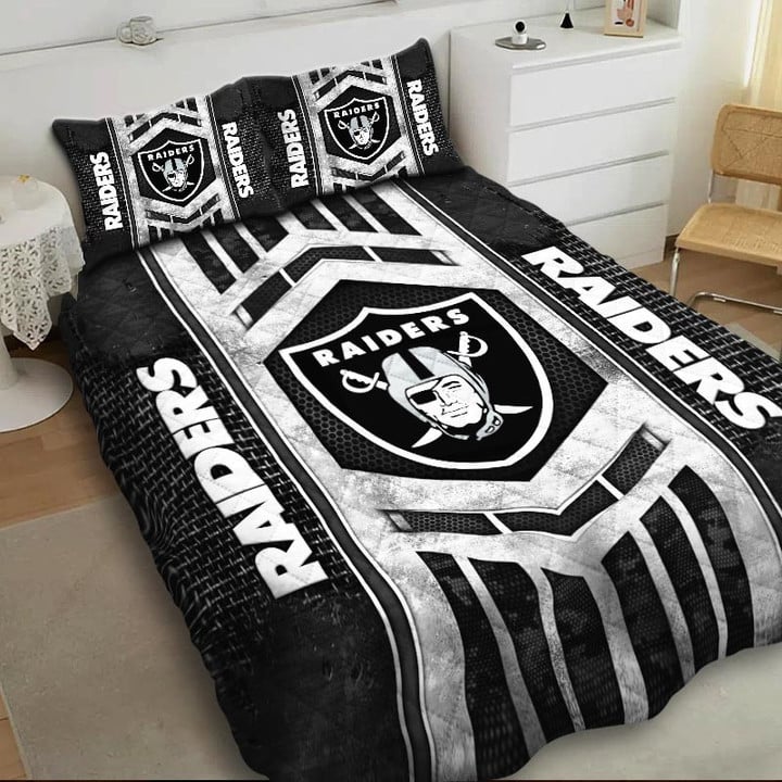 LIMITED EDITION - NEW PREMIUM NFL07 LVR LAS VEGAS RAIDERS BEDDING SET