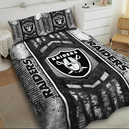 LIMITED EDITION - NEW PREMIUM NFL07 LVR LAS VEGAS RAIDERS BEDDING SET