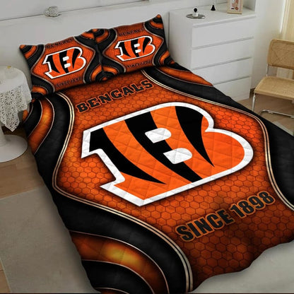 LIMITED EDITION - NEW PREMIUM NFL16 CCB CINCINNATI BENGALS BEDDING SET