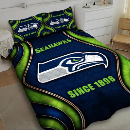 LIMITED EDITION - NEW PREMIUM NFL06 SSH SEATTLE SEAHAWKS BEDDING SET