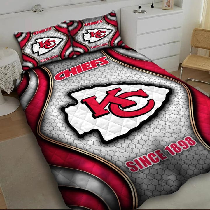LIMITED EDITION - NEW PREMIUM NFL01 KCC KANSAS CITY CHIEFS BEDDING SET