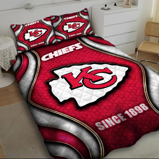 LIMITED EDITION - NEW PREMIUM NFL01 KCC KANSAS CITY CHIEFS BEDDING SET