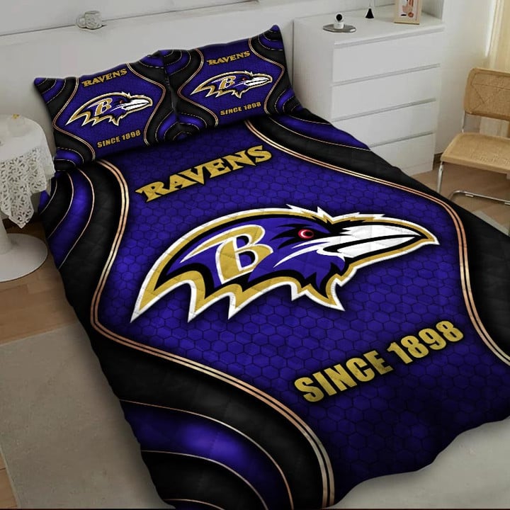 LIMITED EDITION - NEW PREMIUM NFL28 BTR BALTIMORE RAVENS BEDDING SET