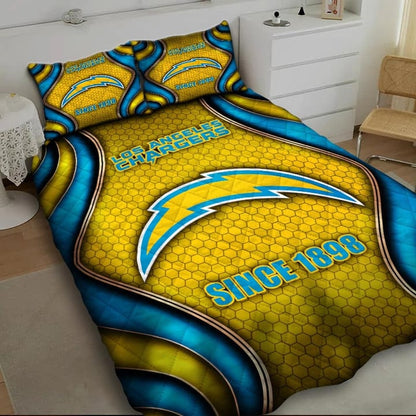 LIMITED EDITION - NEW PREMIUM NFL09 LAC LOS ANGELES CHARGERS BEDDING SET
