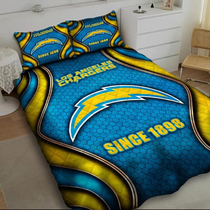 LIMITED EDITION - NEW PREMIUM NFL09 LAC LOS ANGELES CHARGERS BEDDING SET