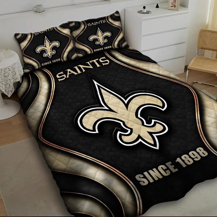 LIMITED EDITION - NEW PREMIUM NFL24 NOS NEW ORLEANS SAINTS BEDDING SET