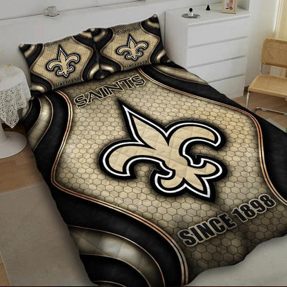 LIMITED EDITION - NEW PREMIUM NFL24 NOS NEW ORLEANS SAINTS BEDDING SET