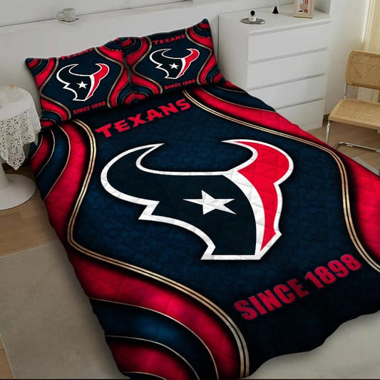 LIMITED EDITION - NEW PREMIUM NFL15 HTT HOUSTON TEXANS BEDDING SET