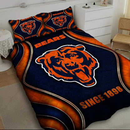 LIMITED EDITION - NEW PREMIUM NFL26 CCB CHICAGO BEARS BEDDING SET