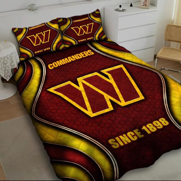 LIMITED EDITION - NEW PREMIUM NFL12 WTC WASHINGTON COMMANDERS BEDDING SET