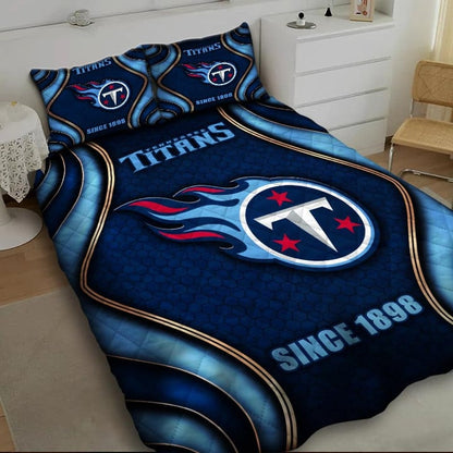 LIMITED EDITION - NEW PREMIUM NFL31 TST TENNESSEE TITANS BEDDING SET