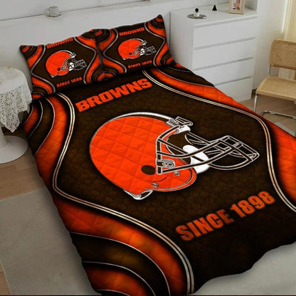 LIMITED EDITION - NEW PREMIUM NFL29 CLB CLEVELAND BROWNS BEDDING SET