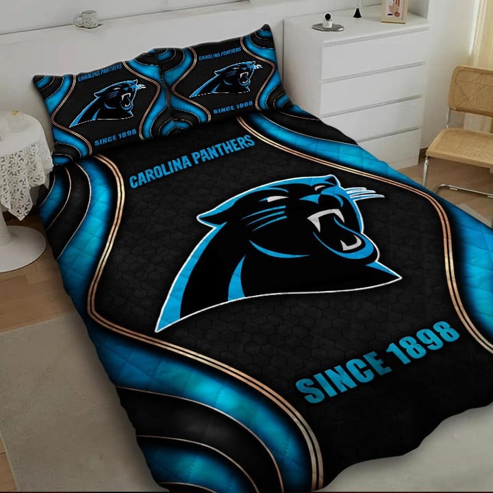 LIMITED EDITION - NEW PREMIUM NFL23 CLP CAROLINA PANTHERS BEDDING SET