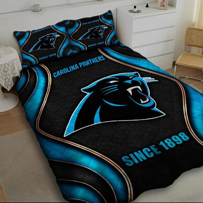 LIMITED EDITION - NEW PREMIUM NFL23 CLP CAROLINA PANTHERS BEDDING SET
