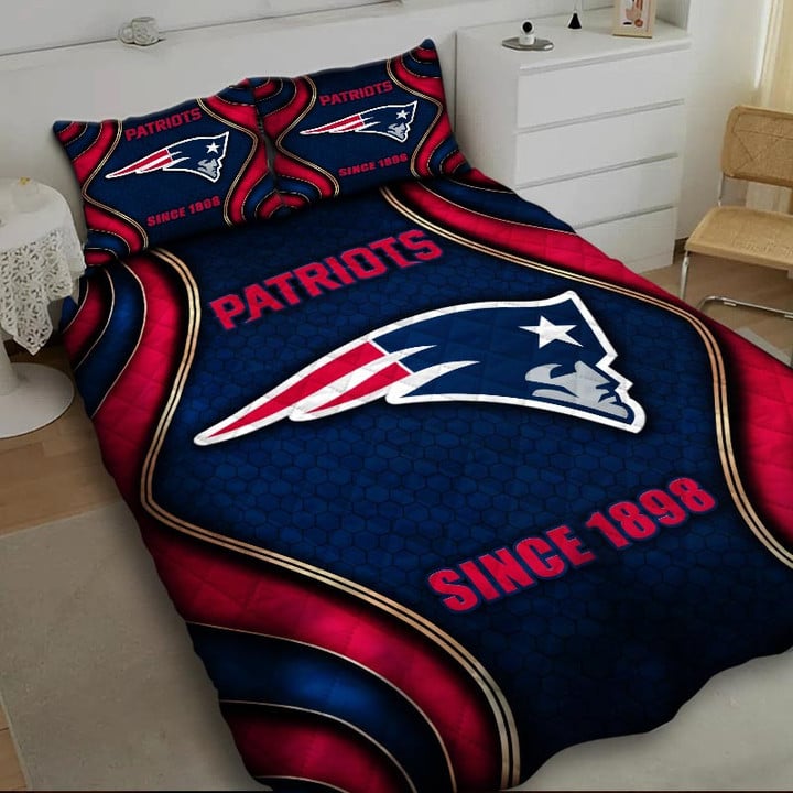 LIMITED EDITION - NEW PREMIUM NFL27 NEP NEW ENGLAND PATRIOTS BEDDING SET