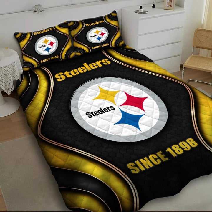 LIMITED EDITION - NEW PREMIUM NFL14 PSB PITTSBURGH STEELERS BEDDING SET