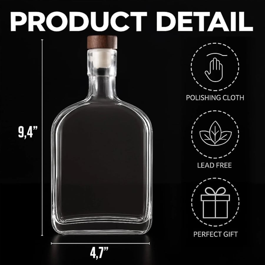 LIMITED EDITION - NEW CUSTOMIZED NFL24 NOS NEW CUSTOMIZED ORLEANS SAINTS LUXURY WHISKEY BOTTLE 450ML