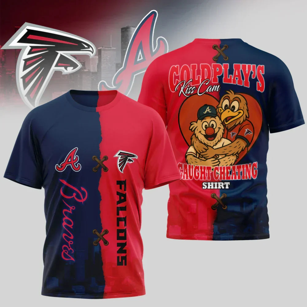 LIMITED EDITION - NEW CUSTOMIZED NFL18 ATF ATLANTA FALCONS x MLB09 ABS ATLANTA BRAVES UNISEX T-SHIRT, POLO, HOODIE & JACKETS