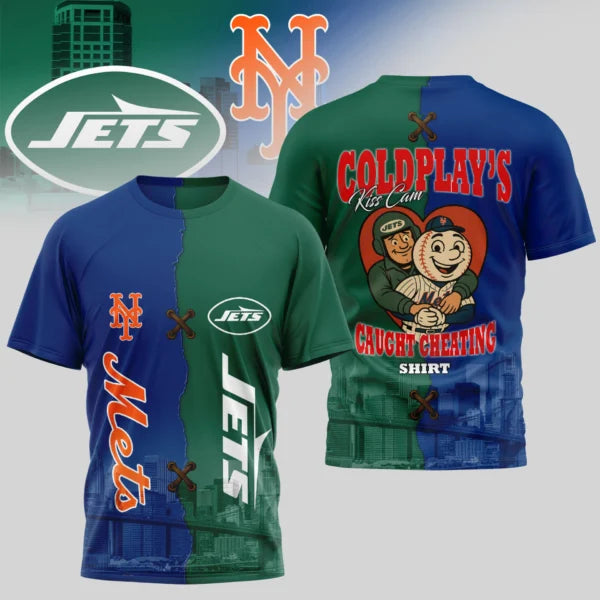 LIMITED EDITION - NEW CUSTOMIZED NFL25 NYJ NEW YORK JETS x MLB01 NYY NEW YORK YANKEES UNISEX T-SHIRT, POLO, HOODIE & JACKETS
