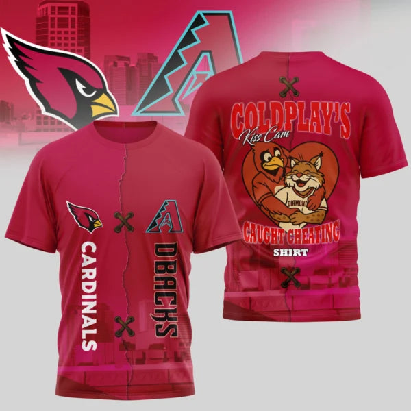 LIMITED EDITION - NEW CUSTOMIZED NFL20 ARC ARIZONA CARDINALS x MLB07 ADS ARIZONA DIAMONDBACKS UNISEX T-SHIRT, POLO, HOODIE & JACKETS
