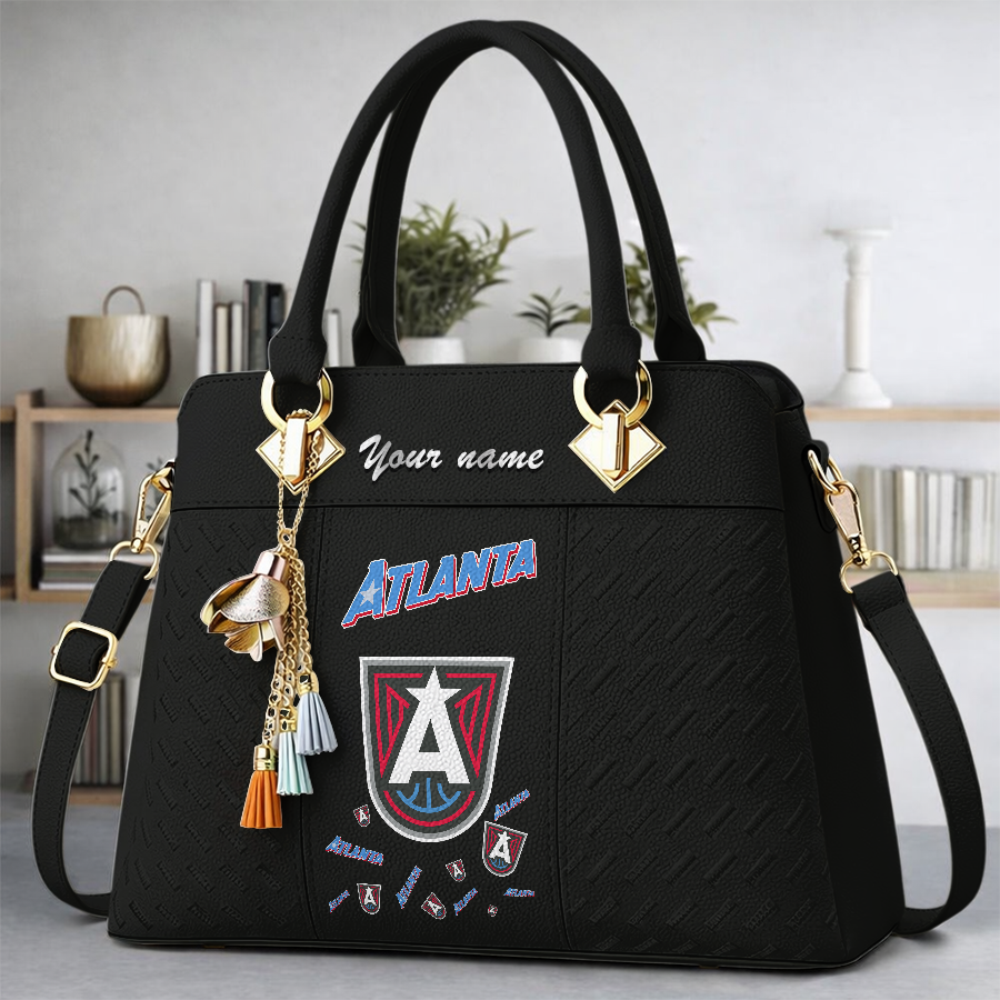 [FAN FAVORITE] NEW CUSTOMIZED WNBA01 ALD ATLANTA DREAM MULTICOLOR HANDBAG