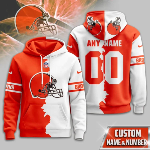LIMITED EDITION - NEW CUSTOMIZED NFL29 CLB CLEVELAND BROWNS UNISEX T-SHIRT, POLO, HOODIE & JACKETS