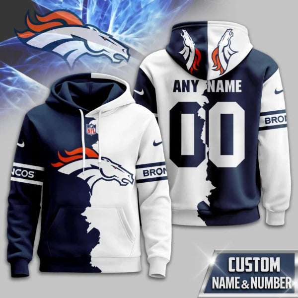 LIMITED EDITION - NEW CUSTOMIZED NFL13 DVB DENVER BRONCOS UNISEX T-SHIRT, POLO, HOODIE & JACKETS