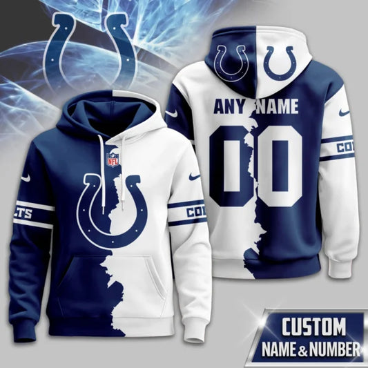 LIMITED EDITION - NEW CUSTOMIZED NFL17 IDC INDIANAPOLIS COLTS UNISEX T-SHIRT, POLO, HOODIE & JACKETS