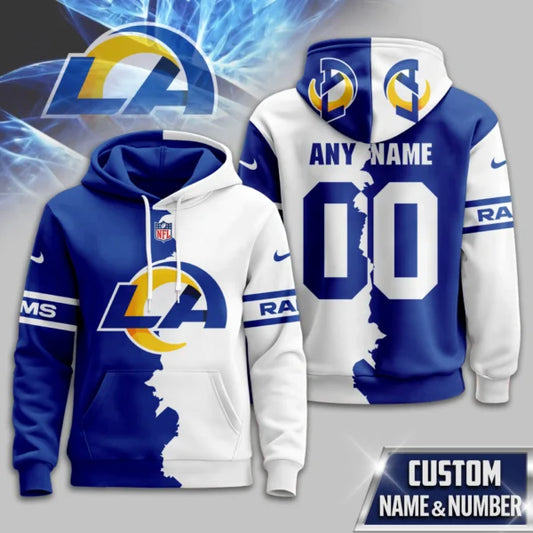 LIMITED EDITION - NEW CUSTOMIZED NFL22 LAR LOS ANGELES RAMS UNISEX T-SHIRT, POLO, HOODIE & JACKETS