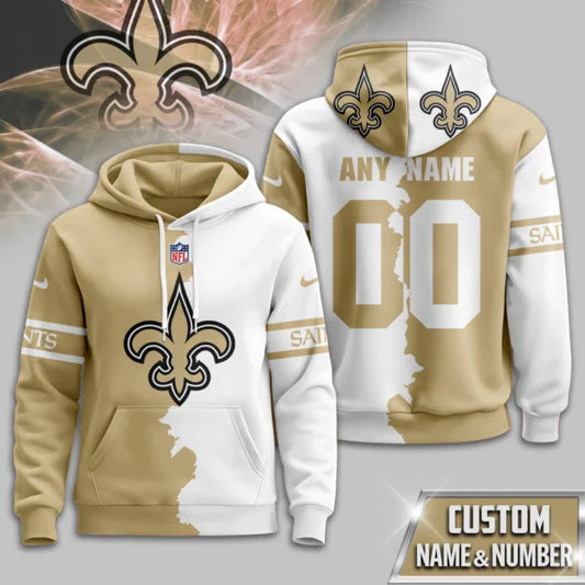 LIMITED EDITION - NEW CUSTOMIZED NFL24 NOS NEW ORLEANS SAINTS UNISEX T-SHIRT, POLO, HOODIE & JACKETS