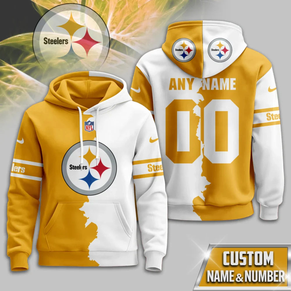 LIMITED EDITION - NEW CUSTOMIZED NFL14 PSB PITTSBURGH STEELERS UNISEX T-SHIRT, POLO, HOODIE & JACKETS