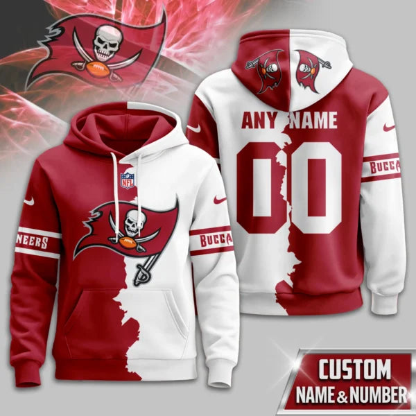 LIMITED EDITION - NEW CUSTOMIZED NFL10 TBB TAMPA BAY BUCCANEERS UNISEX T-SHIRT, POLO, HOODIE & JACKETS